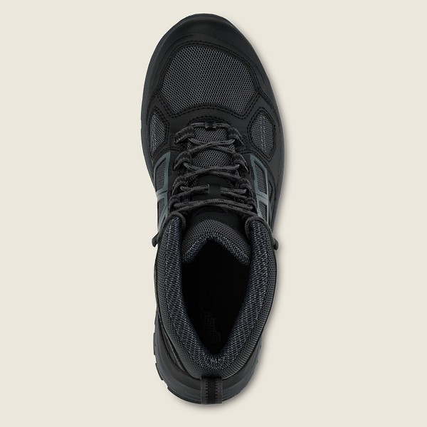 Red Wing Hiking Boots Black/Grey - Red Wing Mens Fuse Fx - 5-inch Waterproof Steel Toe - TPMUO-4189